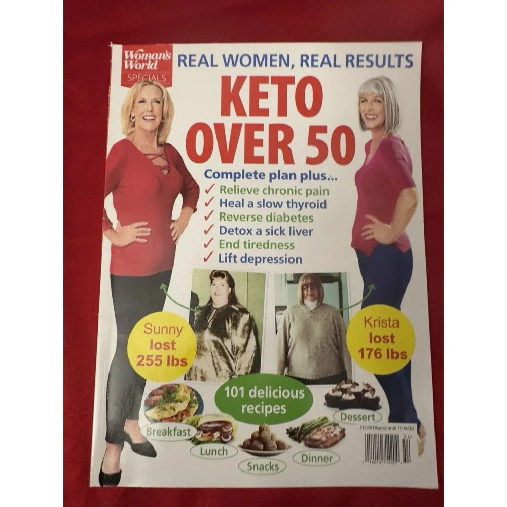 Simply Keto Suzanne Ryan Cookbook Plus Keto Over 50 Womens World Lot 2